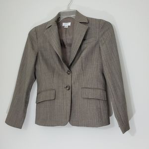 Loft Petites Striped Jacket, Size 4P